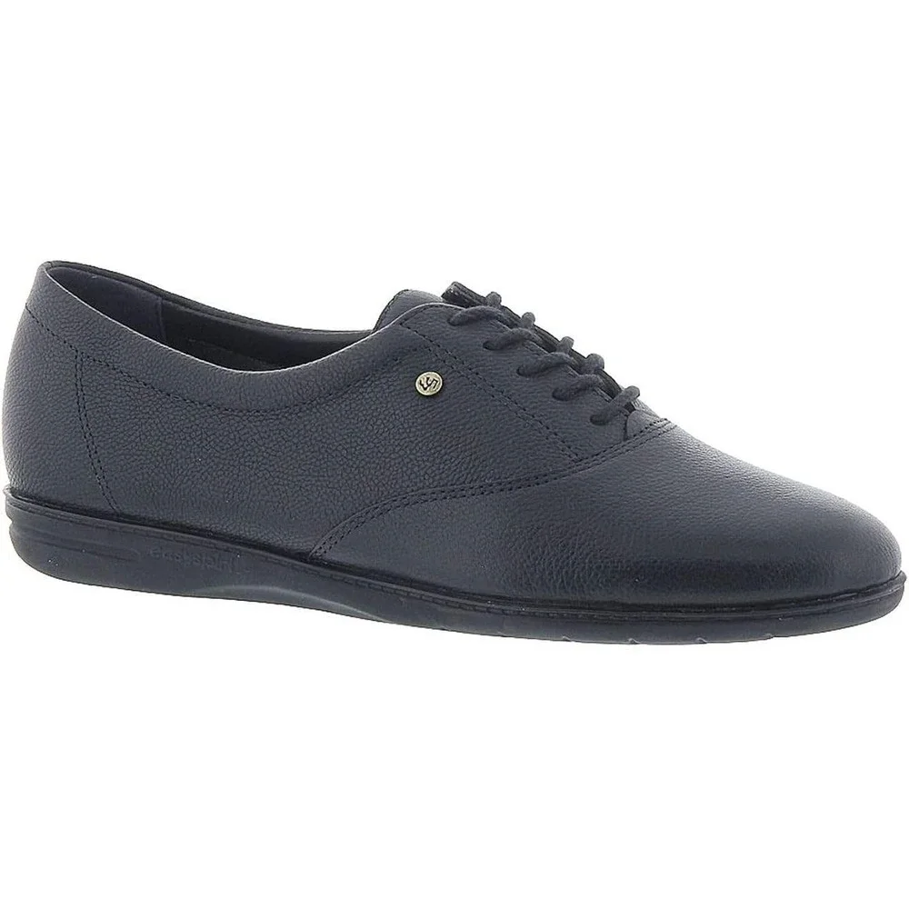 Easy Spirit Motion Navy Blue Leather Lace Up Walking‎ Shoes Womens 10.5 M